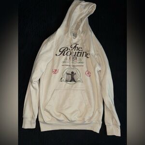 HRX Cream Graphic Hoodie